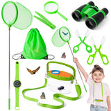 MALLMALL6 Bug Catcher for Kids - Outdoor Explorer Kit, Insect Catching Toys with Binocular Butterfly Net with Extra Long Handle, Kids Nature  Camping Adventure Gift for Boys Girls 3-12 Years Old