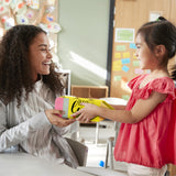 MALLMALL6 Teacher Appreciation Gifts Pencil Holder Pencil Shape Pen Holder for Teacher , Wooden Desktop Organizer Gifts with "TEACH Love INSPIRE" for Women Men School Office Classroom