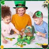 MALLMALL6 68Pcs St. Patrick's Day Decorations Leprechaun Trap Kit, Wood DIY Toys to Catch A Leprechaun Trap Festival Craft Decor for Kids School Classroom Irish Themed Activities Shamrock Party Gifts