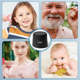 MALLMALL6 Ultrasonic Retainer Cleaner with UV & Air-Drying, 45kHz Portable Dental Retainer Machine with 3 Timing Modes, Dental Cleaning Pod for Dentures Mouth Guards Braces Aligner Jewelry