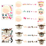 MALLMALL6 36Pcs Frozen Make a Face Stickers Princess Party Favors Games Frozen Themed Birthday Party Supplies Princess Sticker Snow Queen Party Decorations Elsa Anna Dress Up DIY Crafts for Kids