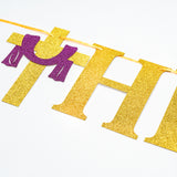 MALLMALL6 HE is Risen Banner Easter Party Decorations Religious Holiday Supplies Pre-Strung Glittery Sign Cross Patterns Ready to Hang Wall Art Jesus Faith Photo Props for Outdoor Church Fireplace