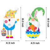 MALLMALL6 24Packs Easter Craft Kits for Kids Make You Own Gnome Cards 6 Kinds Face Sticker Easter Spring Party Decorations Favors Classroom DIY Decals Art Ornaments Gift for Kids Window Scrapbook Visit the MALLMALL6 Store