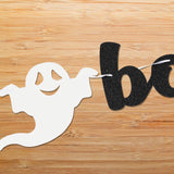 MALLMALL6 Bachelorette Banner Sign Halloween Bach Boochelorette Single Themed Party Favors Supplies Black Glittery Paper Photo Backdrops Props Pre-Strung Hanging Kit Decorations for Home Wall Outdoor