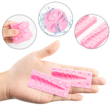 MALLMALL6 12Pcs Unicorn Silicone Fondant Mold set with Brush 3D Mini Unicorn Horn Eyelashes Flower and Rainbow Chocolate Candy Mould Baking Tools for DIY Cake Decoration for Baby Shower Birthday Party