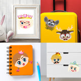 MALLMALL6 36Pcs Frozen Make a Face Stickers Princess Party Favors Games Frozen Themed Birthday Party Supplies Princess Sticker Snow Queen Party Decorations Elsa Anna Dress Up DIY Crafts for Kids