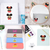 MALLMALL6 Mickey Minnie Diamond Painting Stickers Kits for Kids Paint with Diamonds by Number Kit DIY Art Crafts Supplies Rhinestone Mosaic Sticker Handmade Gifts Donald Daisy Goofy Pluto Sticker