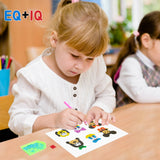 MALLMALL6 Mickey Minnie Diamond Painting Stickers Kits for Kids Paint with Diamonds by Number Kit DIY Art Crafts Supplies Rhinestone Mosaic Sticker Handmade Gifts Donald Daisy Goofy Pluto Sticker
