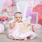 MALLMALL6 Baby In Bloom Wooden Sign for Baby Shower Door Hanging Decoration and Boy or Girl Gender Reveal Party Supplies, Hand Held Photo Props Wood Ornament for Birthday